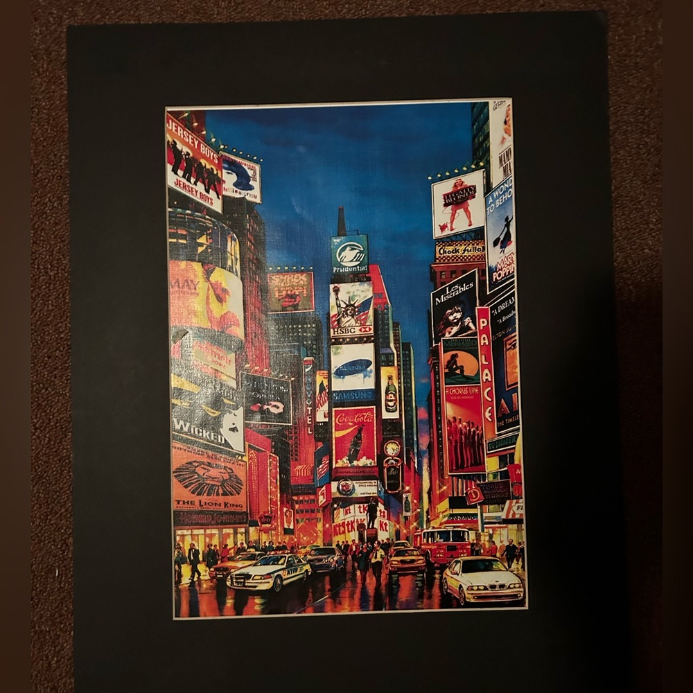 Large Matte Photo of NYC Skyline
